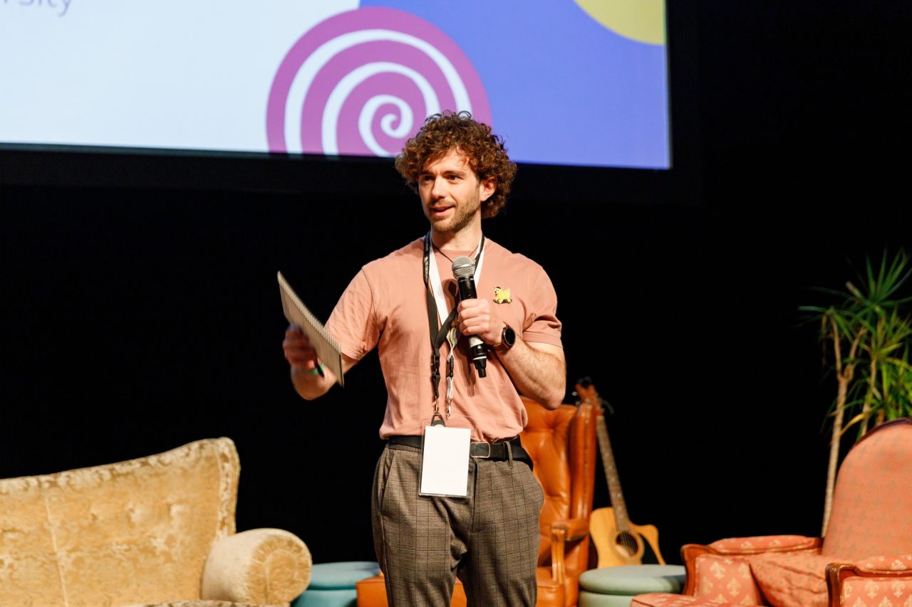 Person talking
